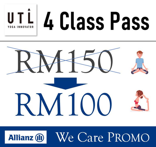 4 times yoga sessions Allianz x UTL