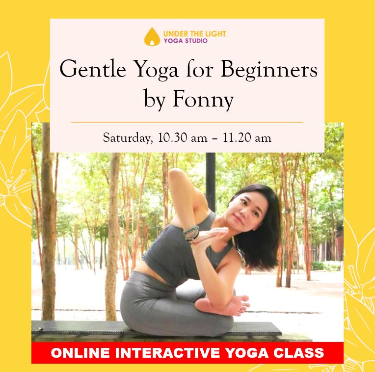 [Online] Gentle Yoga for beginners (50 min) at 10.30am Sat on 25 Apr 2020 -finished