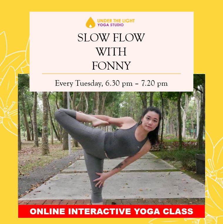 [Online] Slow Flow for beginners (50 min) at 6.30pm Tue on 31 Mar 2020 -finished